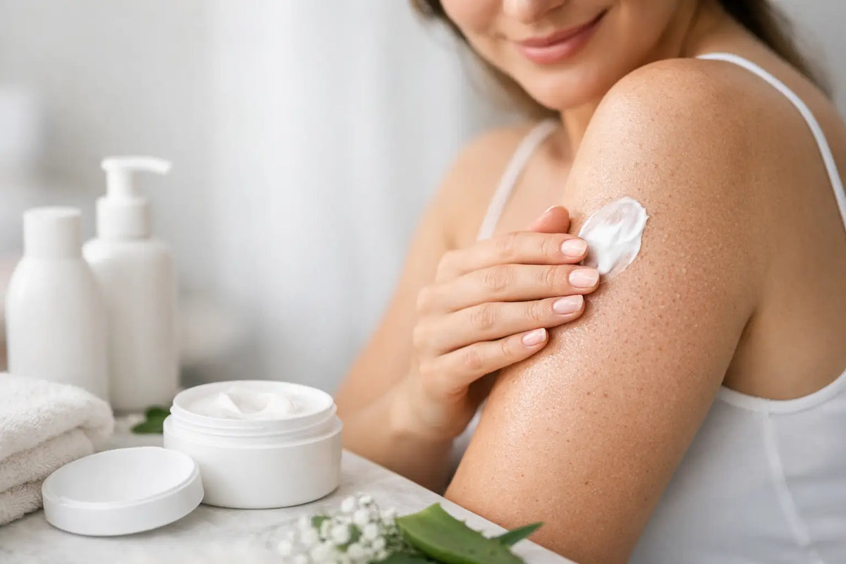 Welche Body Cream hilft bei Reibeisenhaut?