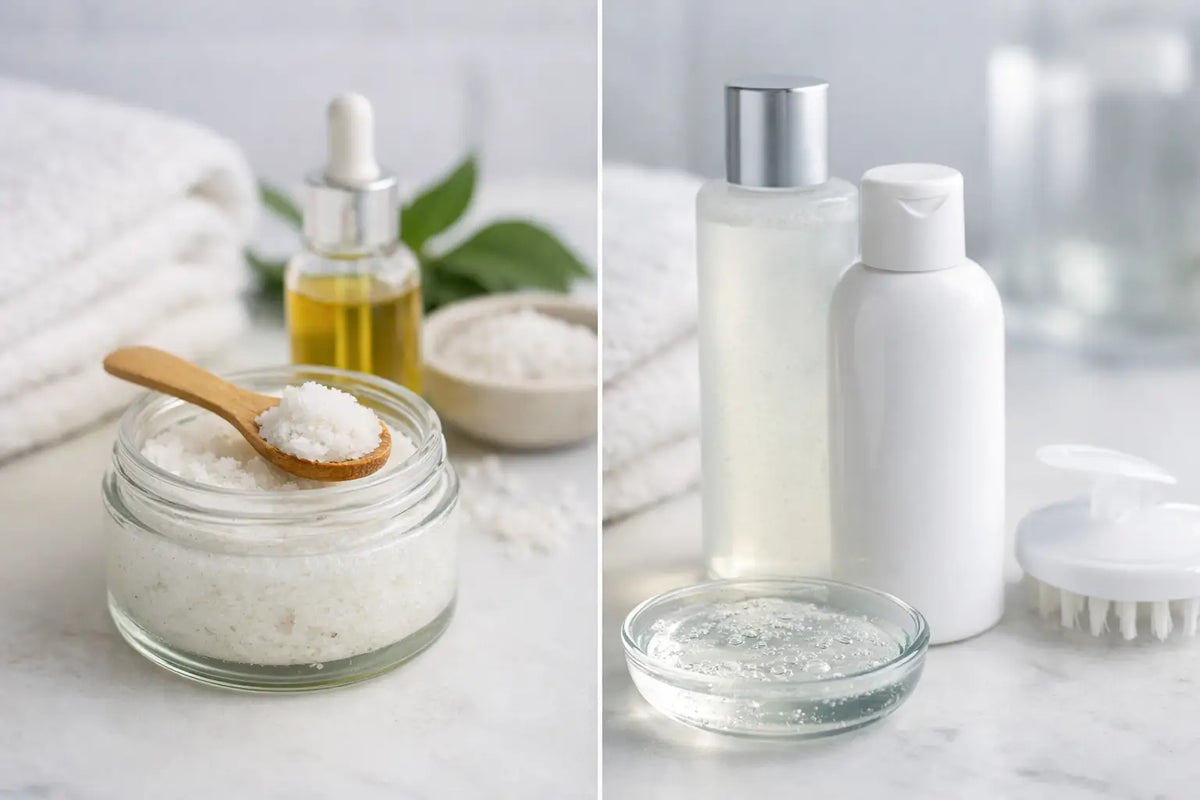 Scalp Scrub vs Clarifying Shampoo