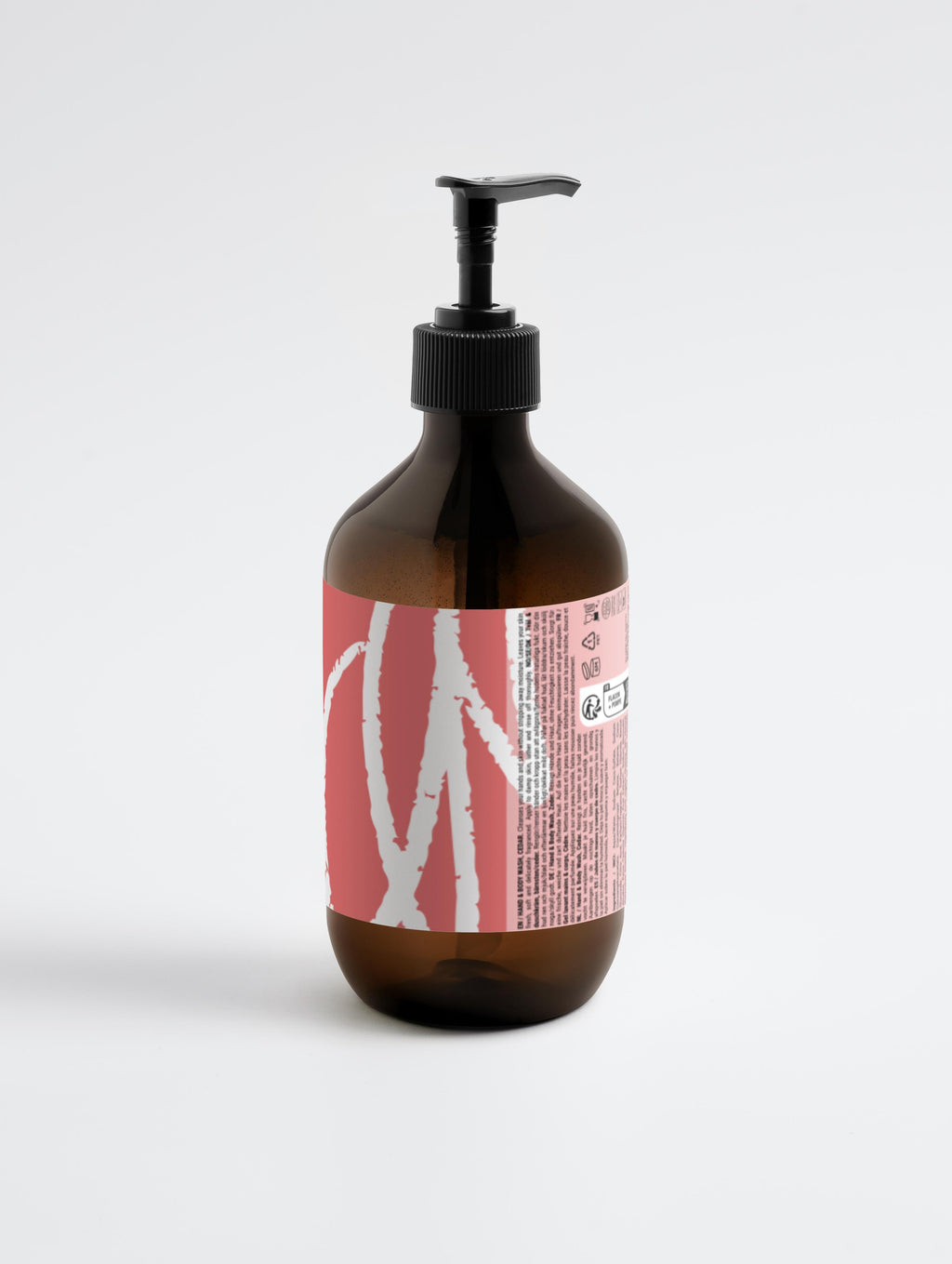 Hand & Body Wash, Peppermint & Dark Cedar